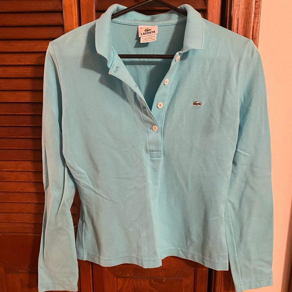 Lacoste, long sleeve polo